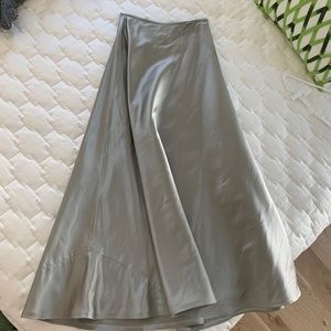 Floor length Lauren silk skirt
